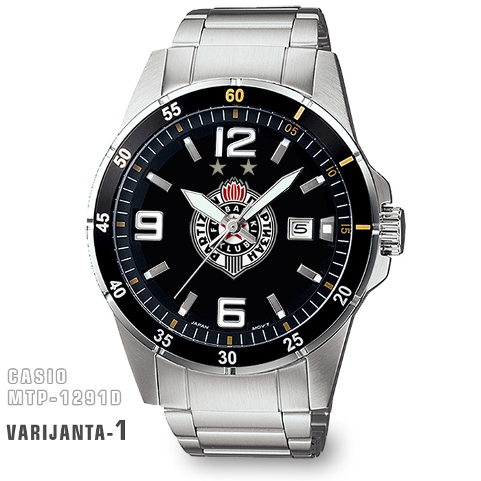 CASIO MTP-1291D - FK PARTIZAN muški ručni sat