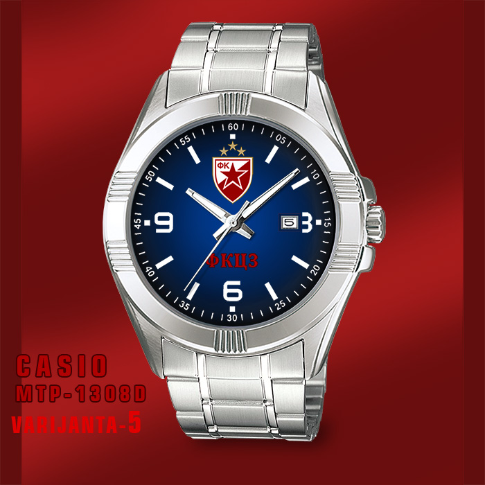 Casio MTP-1308D- Crvena Zvezda muški ručni sat (plavi)