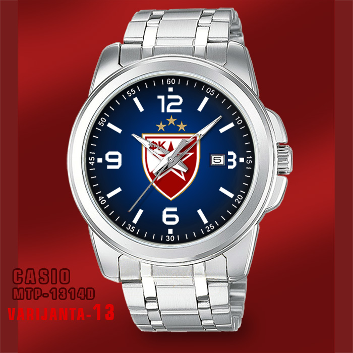 Casio MTP-1314D- Crvena Zvezda muški ručni sat (plavi)-1