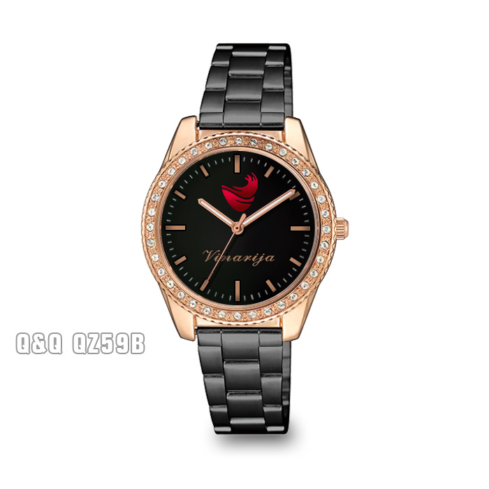 Q&Q QZ59B - Promotivni ženski ručni sat brendiran logom, znakom firme (gravura opciono)-3