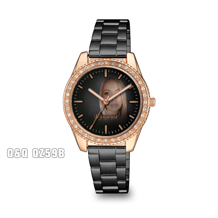 Q&Q QZ59B - Promotivni ženski ručni sat brendiran logom, znakom firme (gravura opciono)-1