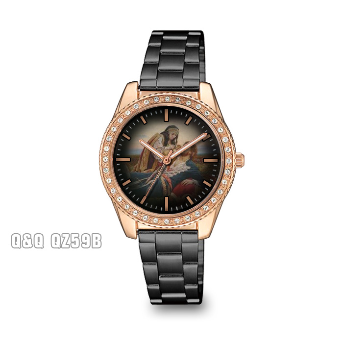 Q&Q QZ59B - Promotivni ženski ručni sat brendiran logom, znakom firme (gravura opciono)-5