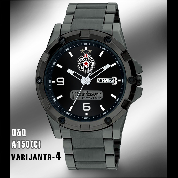Q&Q A150(C) - FK PARTIZAN muški ručni sat-3