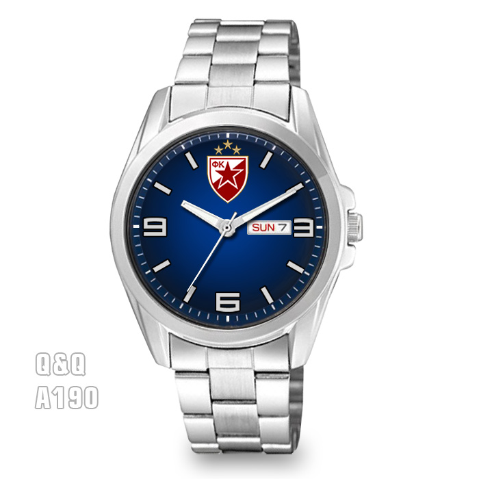 Zvezdin ručni sat za sve DELIJE Q&Q A190- FK Crvena zvezda -34