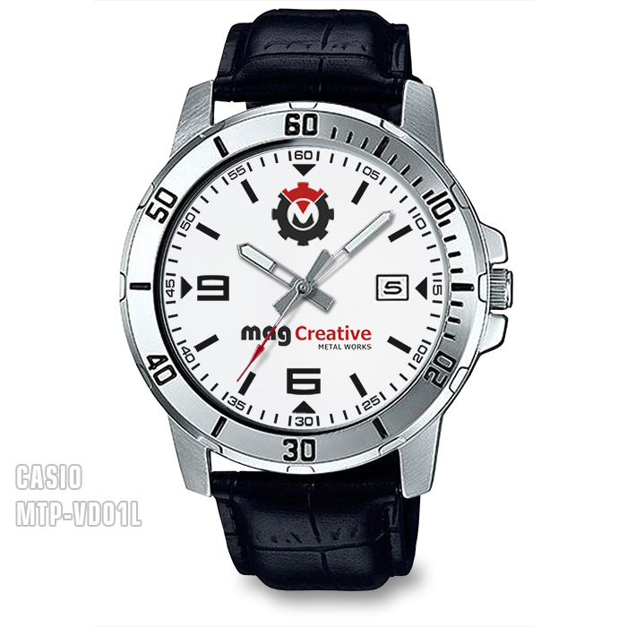 Casio MTP-VD01L - Muški sat sa logom, zankom, grbom-4
