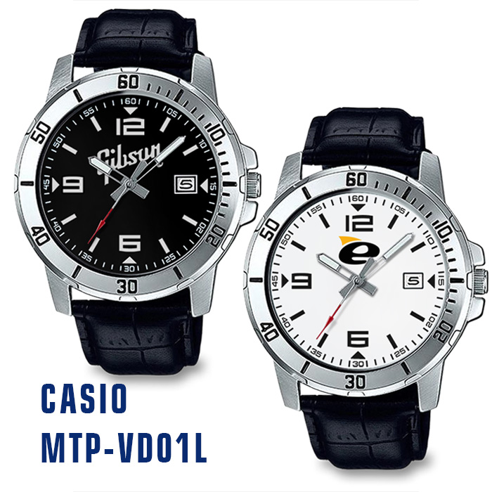Casio MTP-VD01L - Muški sat sa logom, zankom, grbom