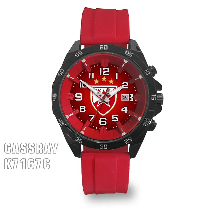 Ručni sat FK CRVENA ZVEZDA Cassray K7167C- Grb FK C. Zvezda