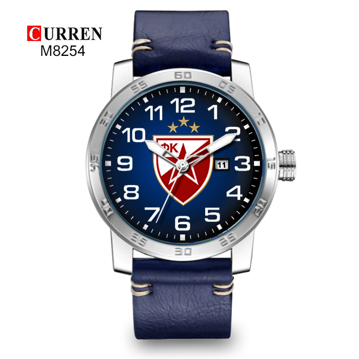 Ručni sat FK CRVENA ZVEZDA Curren M8254 (centar, beli)