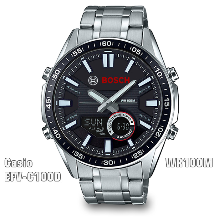 Casio EFV-C100D - Ručni muški analogno-digitalni promotivni sat-1