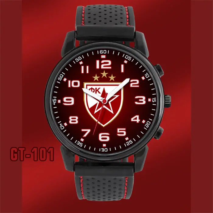 GT-101- Crvena Zvezda ručni sat za zvezdaše