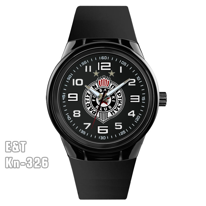 Partizanov sat E&T Kn326- grb FK PARTIZAN