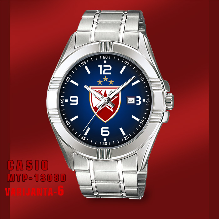 Casio MTP-1308D- Crvena Zvezda muški ručni sat (plavi)-1