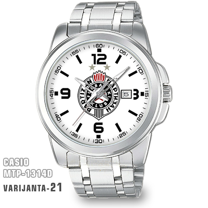 Casio MTP-1314D- FK Partizan muški ručni sat