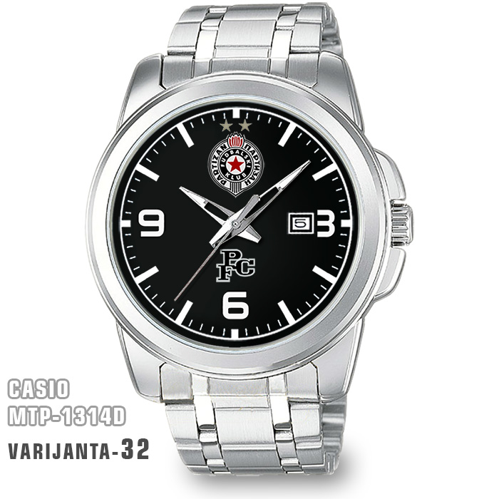 Casio MTP-1314D- FK Partizan muški ručni sat-1