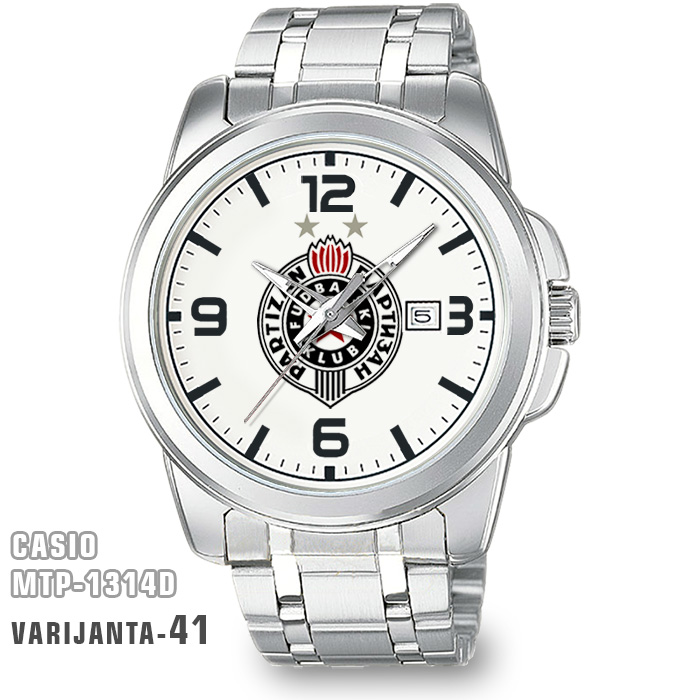 Casio MTP-1314D- FK Partizan muški ručni sat
