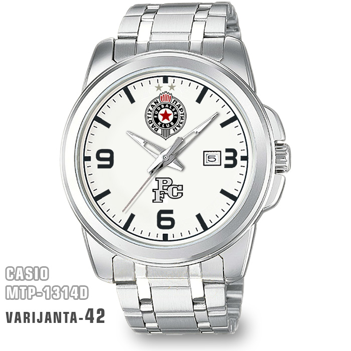 Casio MTP-1314D- FK Partizan muški ručni sat-1