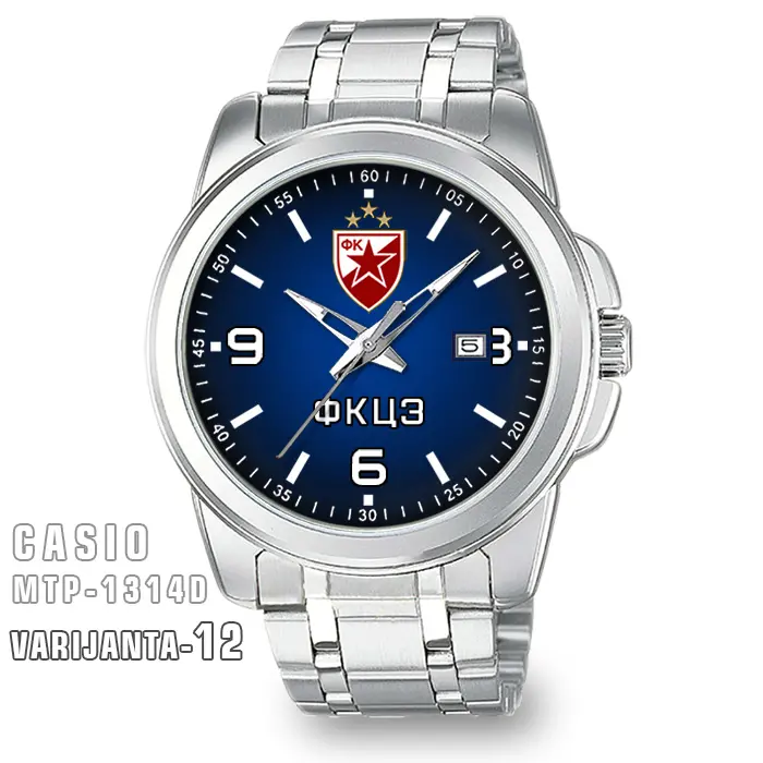 Casio MTP-1314D- Crvena Zvezda muški ručni sat (plavi)