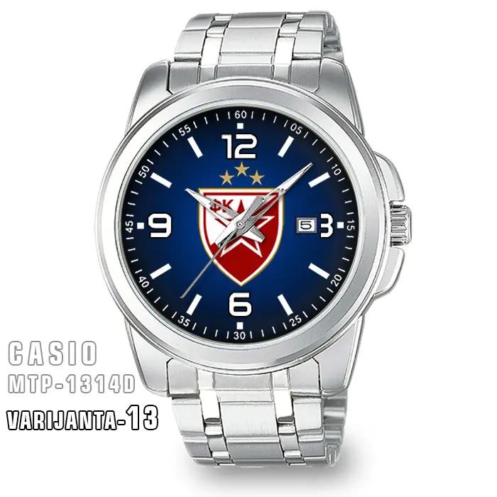 Casio MTP-1314D- Crvena Zvezda muški ručni sat (plavi)-1