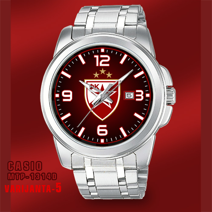 Casio MTP-1314D- Crvena Zvezda muški ručni sat (crveni-1)-1