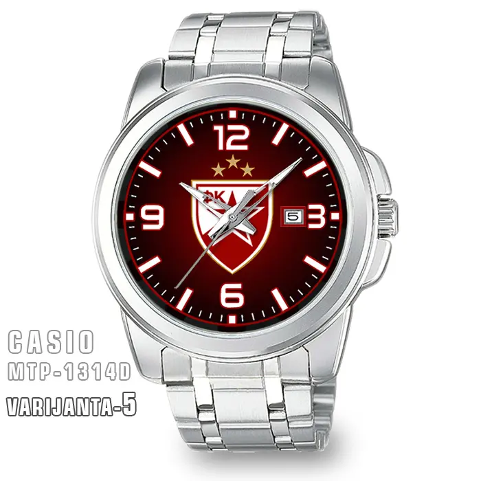 Casio MTP-1314D- Crvena Zvezda muški ručni sat (crveni-1)-1