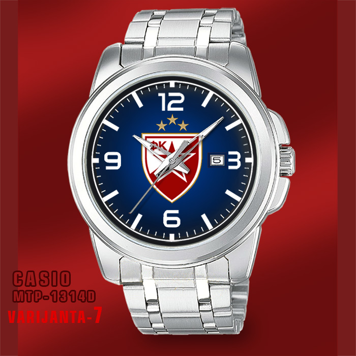 Casio MTP-1314D- Crvena Zvezda muški ručni sat (plavi-1)-1