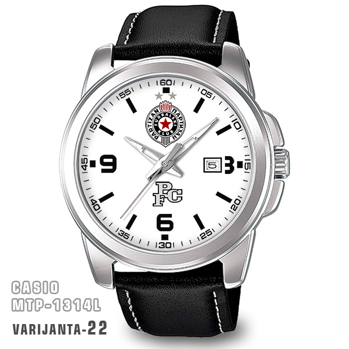 Casio MTP-1314L- FK Partizan muški ručni sat-1