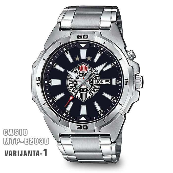 CASIO MTP-E203D - FK PARTIZAN muški ručni sat