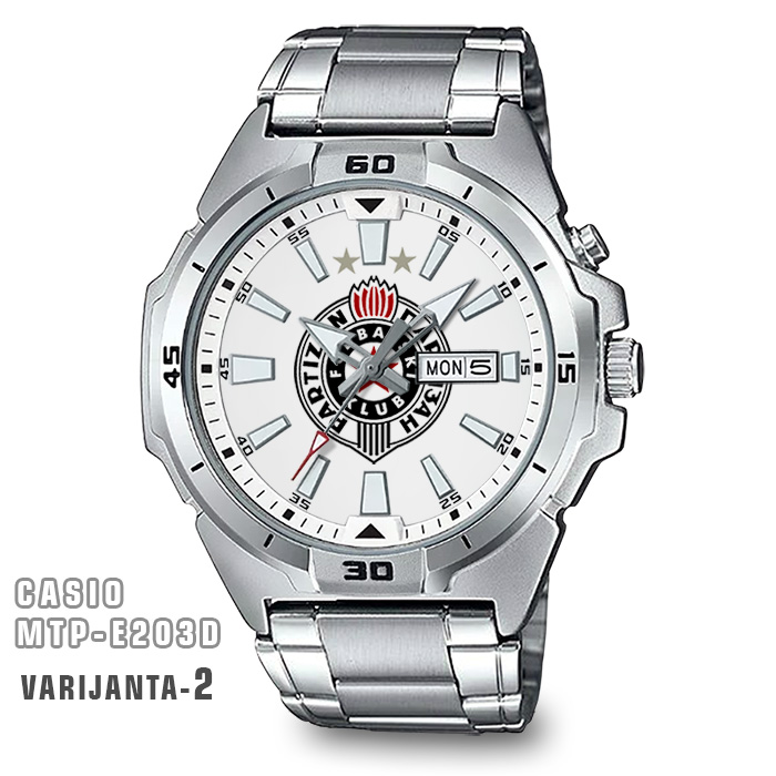 CASIO MTP-E203D - FK PARTIZAN muški ručni sat