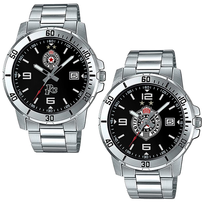 CASIO MTP-VD01D - FK PARTIZAN muški ručni sat (crni)