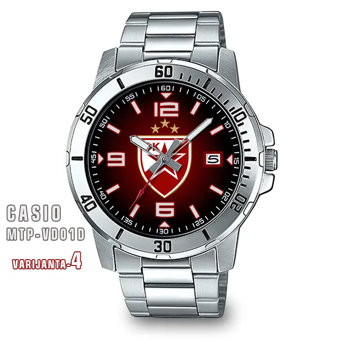 Crvena Zvezda satovi za Delije Casio MTP-VD01D (crveni)