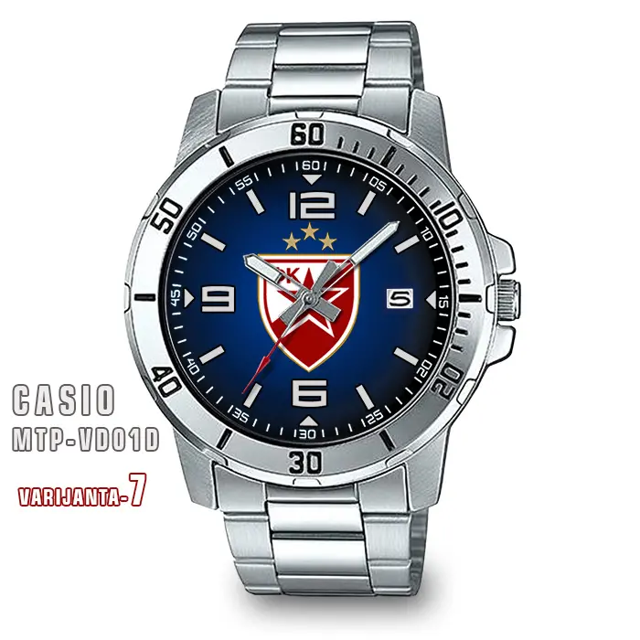 Crvena Zvezda satovi za Delije Casio MTP-VD01D (plavi)