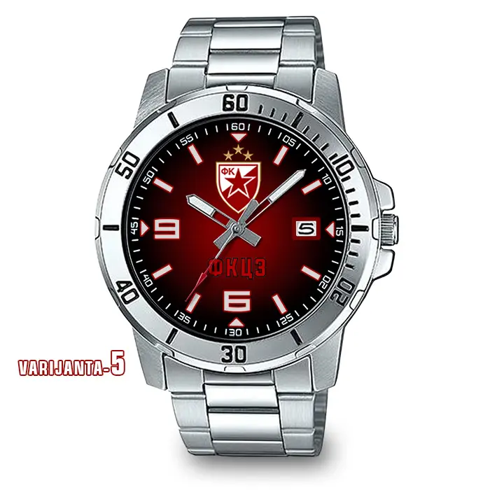 Crvena Zvezda satovi za Delije Casio MTP-VD01D (crveni)-1