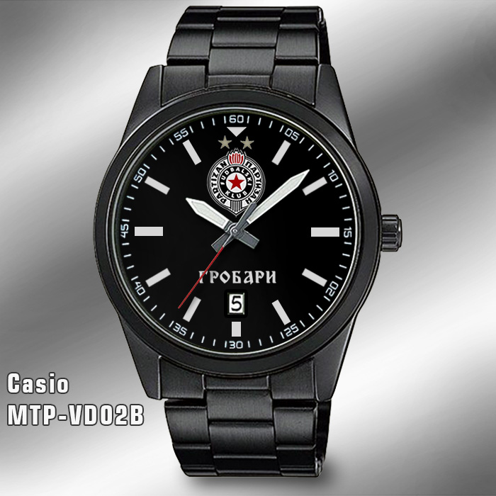 Casio MTP-VD02B - PARTIZAN GROBARI ručni sat