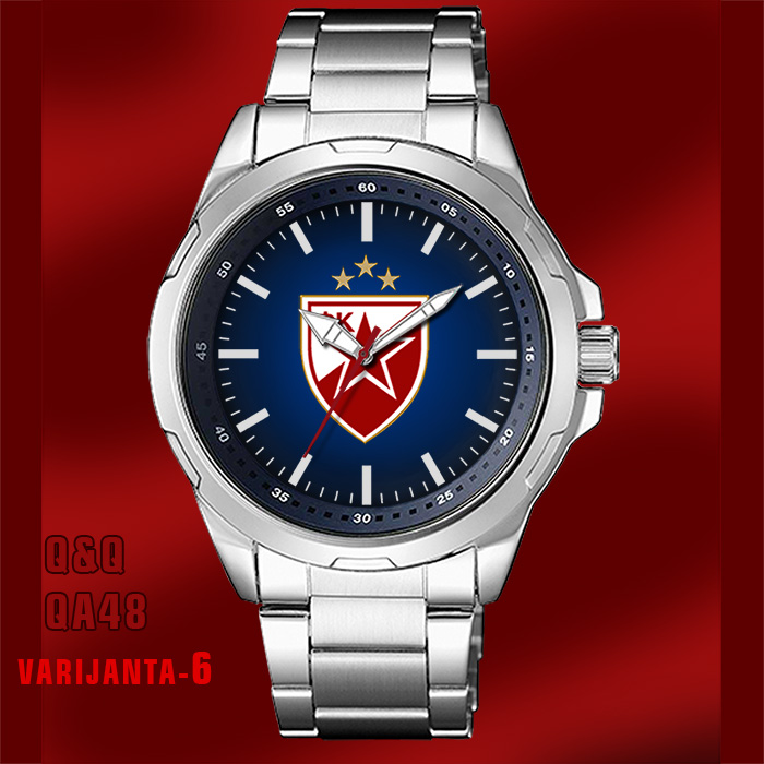 Q&Q QA48- Crvena Zvezda muški ručni sat (plavi)-1