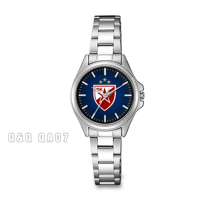 FK Crvena zvezda ženski ručni sat Q&Q QA07-plavi