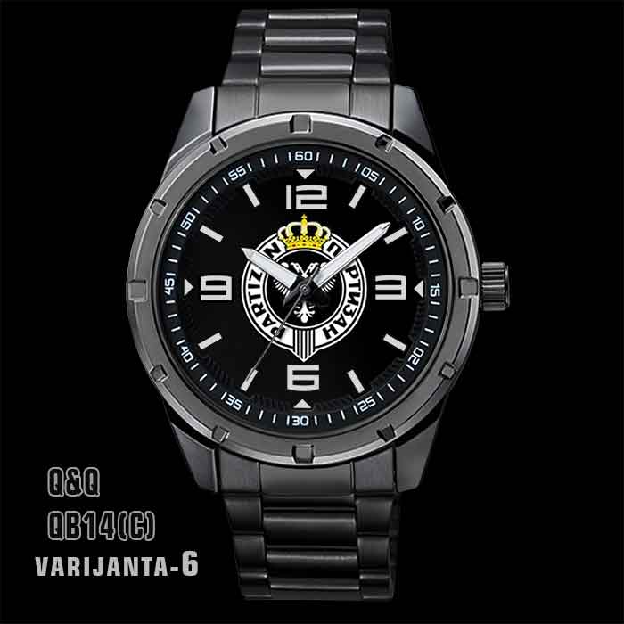 Q&Q QB14(C) - PARTIZAN GRB SA ORLOM ručni sat