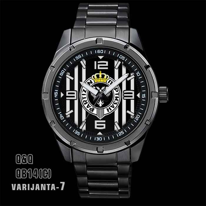 Q&Q QB14(C) - PARTIZAN GRB SA ORLOM ručni sat-1