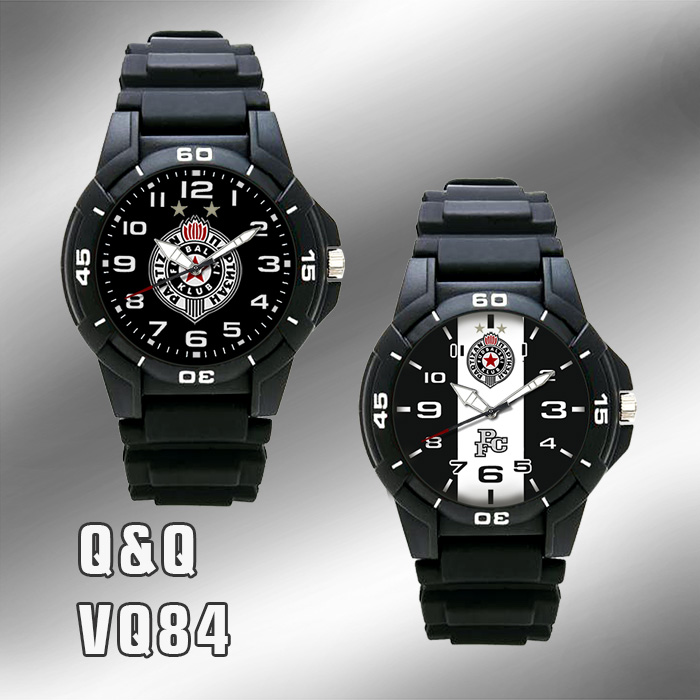 Q&Q VQ84 FK Partizan dečiji sportski ručni sat