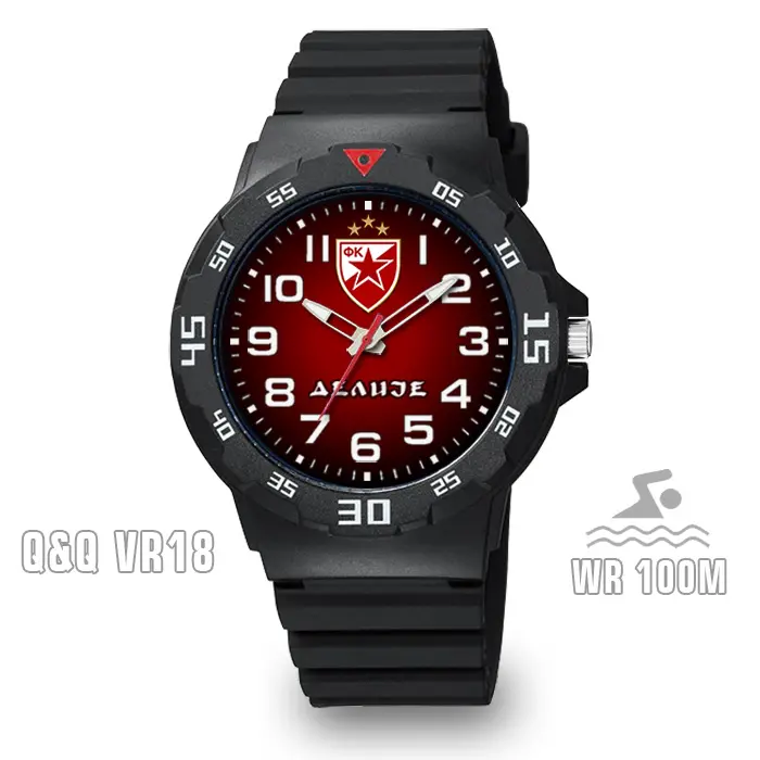 Q&Q VR18 FK Crvena Zvezda ručni sat (DELIJE)